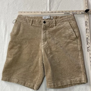 Quicksilver Shorts Uomo 32 Collezione Waterman Y2k Surf Marrone Velluto a coste 9" - Foto 1 di 5