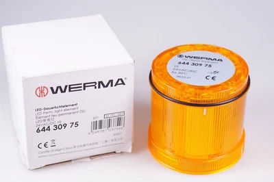 Werma 644 309 75 KS71 Led-Dauerlichtelement 24VAC/Dc Ye 644.309.75 - Bild 1 von 2