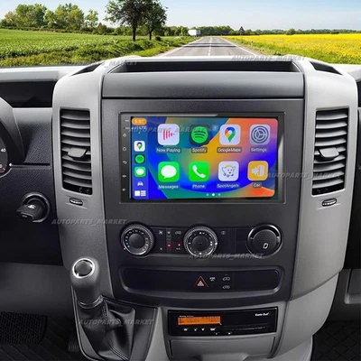 For 2007-2018 Freightliner Sprinter Carplay Car Stereo Radio Android14 GPS NAVI - Image 1 of 4