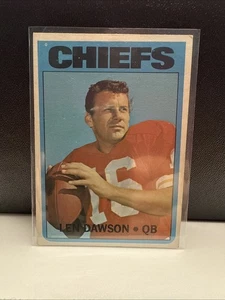 Len Dawson 1972 Topps #245 Kansas City Chiefs - Imagen 1 de 2