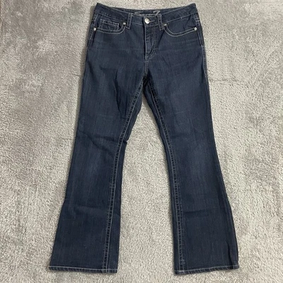 Seven7 Jeans Womens Size 10 Slimming Boot Cut Dark Wash Blue Denim Stretch - Image 1 of 4