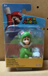 Figura de Acción CAT LUIGI Super Mario World of Nintendo Jakks Pacific 2.5" Juguete Nuevo - Imagen 1 de 10