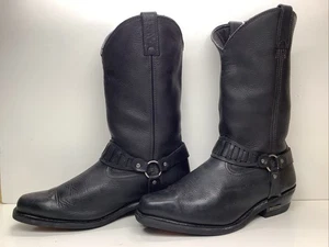 HERREN HARLEY DAVIDSON HARNESS MOTORRAD SQ TOE SCHWARZ STIEFEL GRÖSSE 13 - Bild 1 von 11