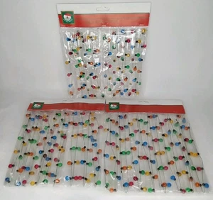 Vintage Weihnachtsgirlande 9 Fuß 3er Set versiegelt Santa's World Kurt S Adler 1990er - Bild 1 von 8