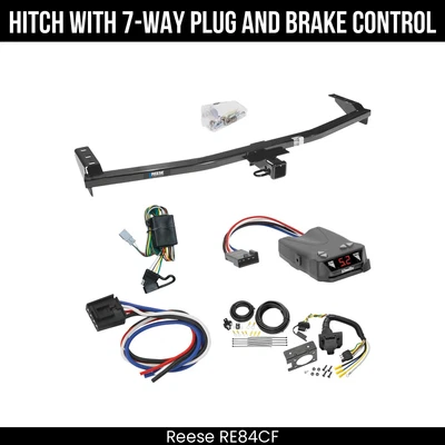 Paquete de remolque de enganche + control de freno para 03-08 Honda Pilot 01-06 Acura MDX 44589 clase 3 Foto 1 de 4