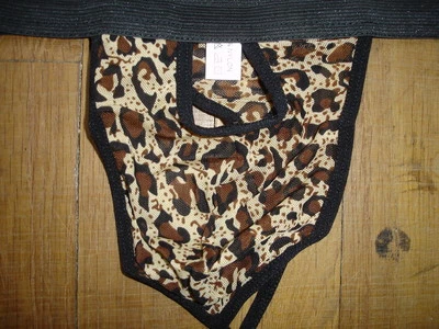 String léopard transparent  tour de taille 60-90 cm Ref NM sexy  - Bild 1 von 4