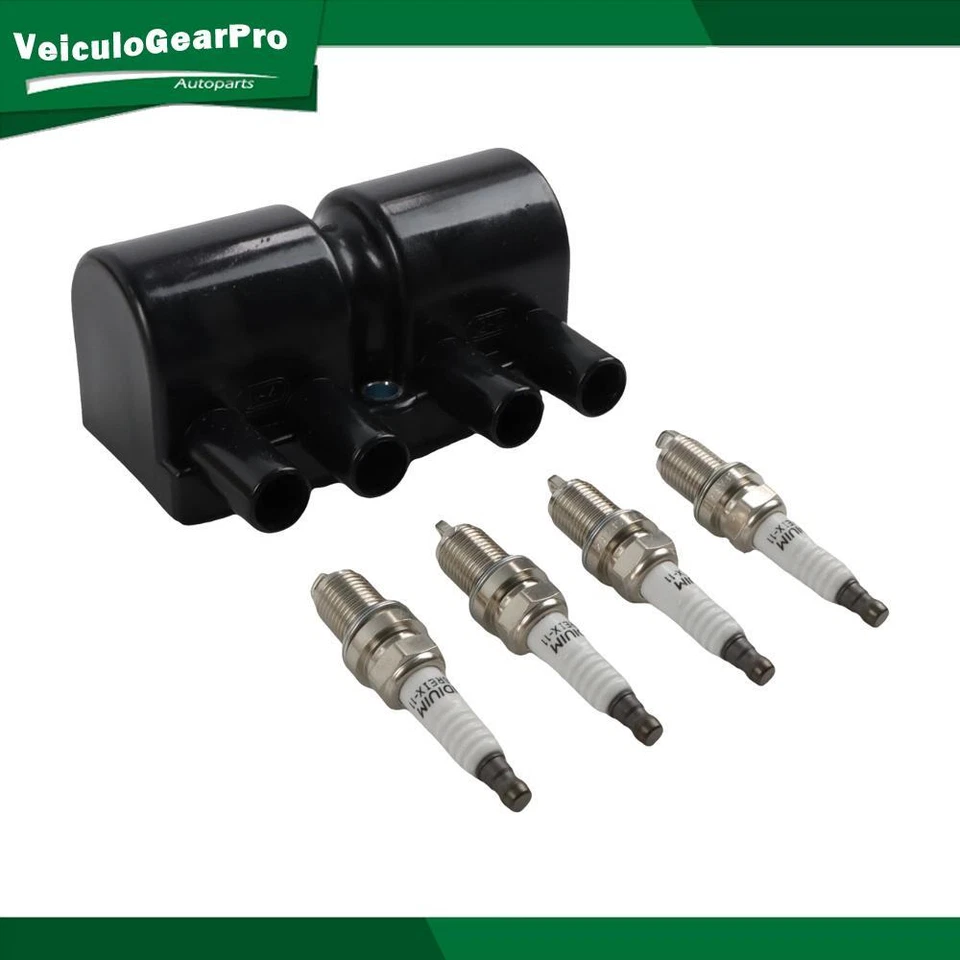 Bobina de encendido y 4 bujías de iridio para Chevrolet Aveo5 Pontiac Wave5 1,6 L Foto 1 de 4