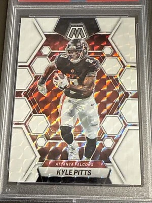 2023 Mosaic Kyle Pitts #9 White Mosaic Prizm /25 - PSA 10 Atlanta Falcons - Image 1 of 4