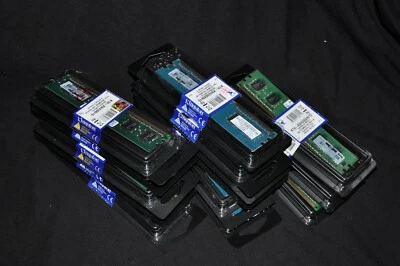 Lot of 14 HP 355949-888 256MB 1Rx16 DDR2-533 PC2-4200 240pin DIMM Memory GUC - Image 1 of 4