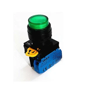 1PCS IDEC YW1L-M2E10Q4G Green Illuminated Button New 1PCS ~ - Picture 1 of 4