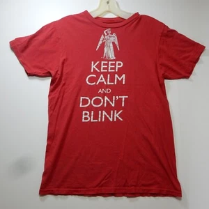 DOCTOR WHO KEEP CALM AND DON'T BLINK T-SHIRT MEDIUM HERREN DAMEN T-SHIRT - Bild 1 von 7