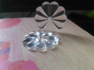 100Pcs16mm Chandelier Crystal Glass Rosette Flower Prism Hanging Pendant Wedding - Picture 1 of 7