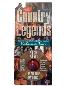 COUNTRY LEGENDS Vol 2 - 3 CD Set - New Sealed 18 Number 1 hits - Picture 1 of 5