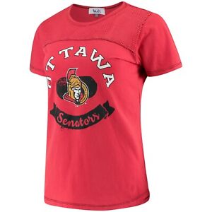 Ottawa Senators Women's NHL Hockey T-Shirt in Red 