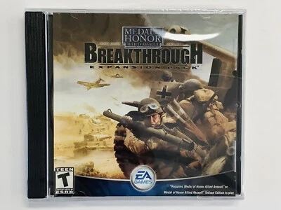 "BRAND NEW" Medal of Honor: Allied Assault - Breakthrough Expansion Pack (PC) - Image 1 of 3