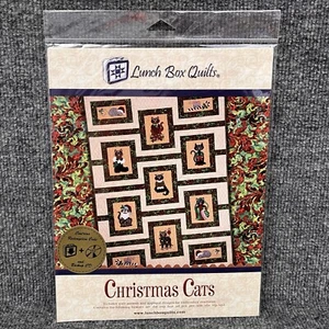 New Christmas Cats Lunch Box Quilts Machine Embroidery Pattern Design CD - Picture 1 of 6