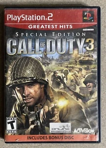Call of Duty 3: Special Edition & Medal Of Honor Rising Sun (Sony PlayStation 2) - Picture 1 of 9