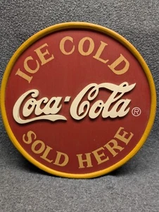 Coca Cola Wooden Key Box holds 12 keys - Picture 1 of 4