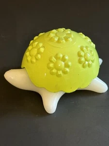 1972 Avon Milk Glass Turtle Candle Holder Dish Retro Hippie Groovy Trinket Box - Picture 1 of 18