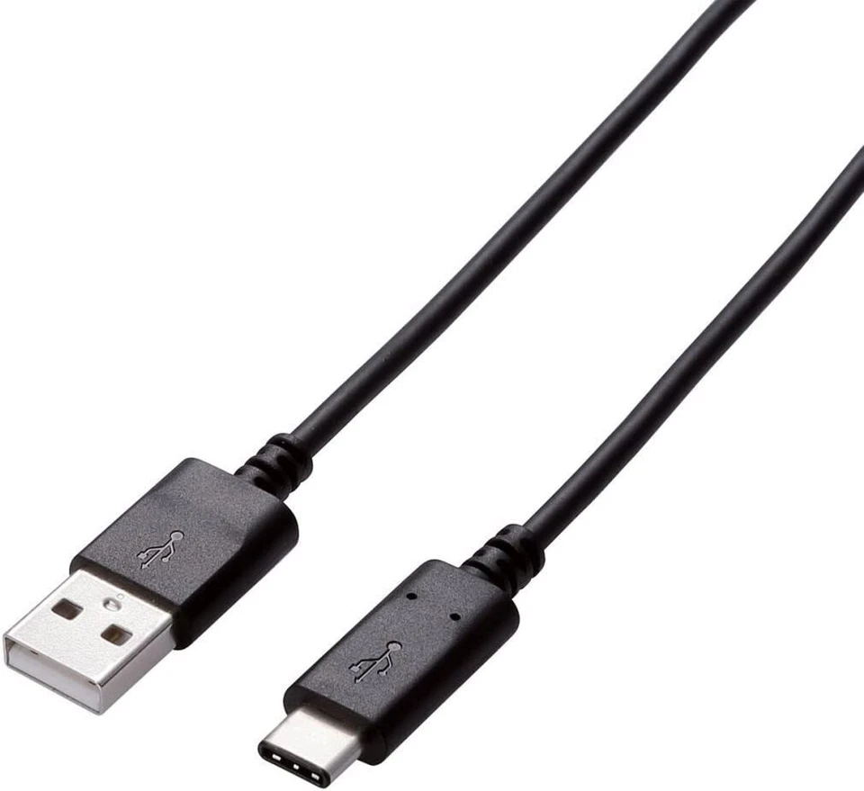 ELECOM USB cable Type C (USB A to USB C) 15W 0.5m USB3.1 Certification Maxi - Image 1 of 4
