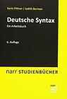 Deutsche Syntax: Ein Arbeitsbuch (Narr Studienbüche... | Buch | Zustand sehr gut