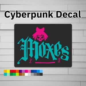 Cyberpunk Moxes Vinyl Decal (Sticker, Car laptop window tumbler water bottle) vi - Picture 1 of 6