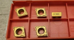 (5 Pcs) SANDVIK CCMT 3(2.5)1-KF CCMT09T304-KF Carbide Inserts Grade 3005 - Picture 1 of 3