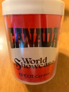 Vintage-Epcot Center-Canada World Showcase-Mickey Mouse Plastic Mug-4" X 3" - Picture 1 of 6