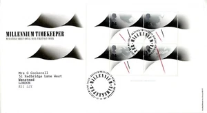 1999 Sg MS2123 Millennium Timekeeper Philatelic Bureau First Day Cover - Picture 1 of 1