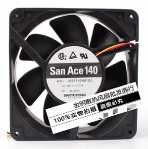 1 pcs Sanyo 14038 14CM 109P1424H103 DC24V 0.37A frequency converter cooling fan - Picture 1 of 1