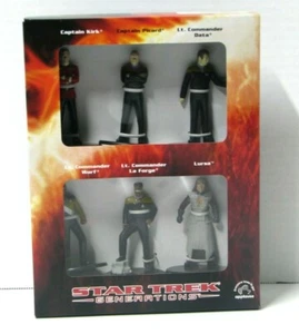 1994 Applause 6 Pack Star Trek Generations Figurine Set Kirk Worf Picard Luisa - Picture 1 of 8