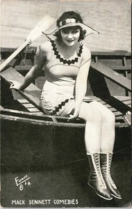 MARY THURMAN : MACK SENNETT COMEDIES : PHOTO BY EVANS : SHORT LIFE : ARCADE CARD - Picture 1 of 2