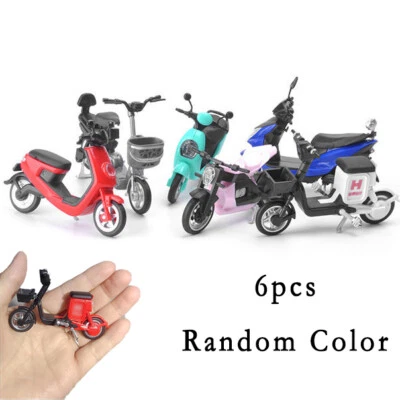 6 × Motorcycle Electric Vehicle Motorbike Model Assemble DIY Miniature Motocross - Image 1 of 4