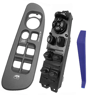 Master Window Switch Control + Grey Bezel for 2001-2004 Dodge Dakota 68171680AA Foto 1 de 4
