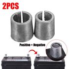 2pcs Car Battery Terminal Converters Post Adaptors Negatives Positives