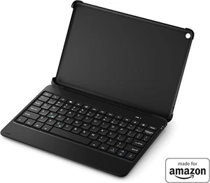 Bluetooth Keyboard with detachable case in Black for Fire HD 10 11th Generation - Photo 1/6