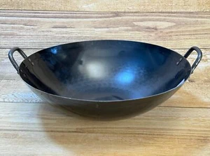 Wok Yamada 36 cm Hierro Perforado Dos Manos 1.2mm ATY9336 - Imagen 1 de 24