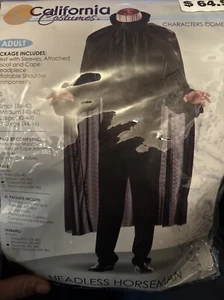 Adult Headless Horseman California Costume Size Large - Picture 1 of 3