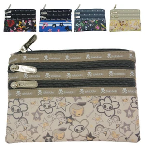 TOKIDOKI Kids Coin Purse Cartoon Boys Small Bag Mini Wallet Girls Make Up Pouch - Picture 1 of 15