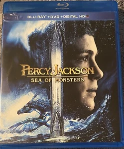 PERCY JACKSON: Sea Of Monsters ; LN Blu Ray + DVD + Digital , Free Shipping - Picture 1 of 2