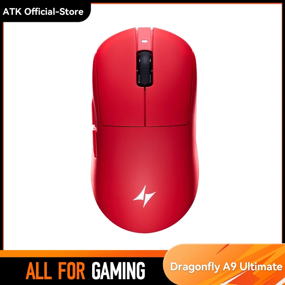 ATK Dragonfly A9 Ultimate Wireless Gaming Mouse 53g PAW 3950 Ultra 8KHz 800mAh - Image 1 of 4