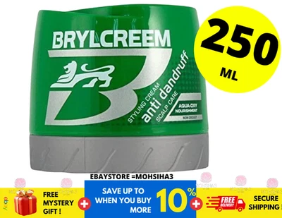 Brylcreem Green Scalp Care Anti-Dandruff Non-Greasy Styling Cream 250ml - Image 1 of 4