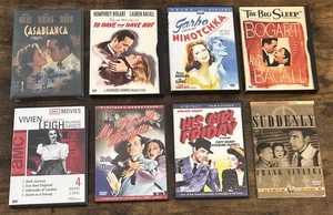 8 DVDs 11 Films Humphrey Bogart Casablanca, The Big Sleep Greta Garbo Ninotchka+ - Imagen 1 de 7
