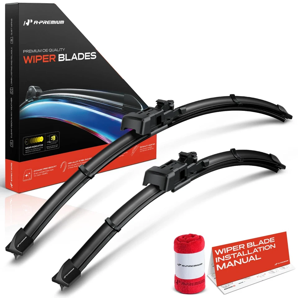 A-Premium 2Pcs Front 24" & 18" Windshield Wiper Blades for Cadillac CTS Chevy - Image 1 of 4