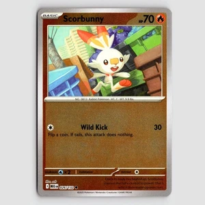 Scorbunny (Reverse) - MEG 026/132 - C NM / Mint ME01: Mega Evolution Single - Picture 1 of 2