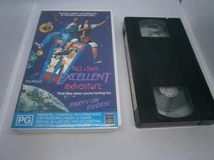 Bill And Ted’s Excellent Adventure Vhs - RARE - 1989 - PAL FORMAT - FREE POSTAGE - Picture 1 of 2