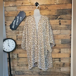 Aerie Damen Kimono Light Print Leopard Animal Print Gr. O/S - Bild 1 von 10