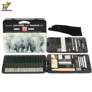 Professionelles Zeichnen und Skizzieren: 70-teiliges Set für alle Altersgruppen - Bild 1 von 11