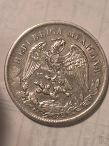 1899 Mexikanischer Silber Peso FZ Münzzeichen - Bild 1 von 9
