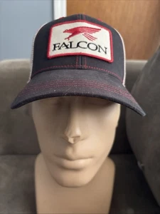 Falcon Fishing Black Dad Hat With Adjustable Size SnapBack - Picture 1 of 5